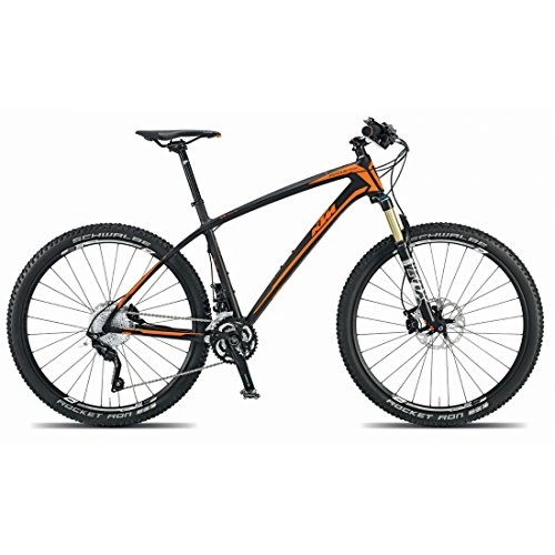 Bicicletas de montaña : KTM Myroon Master 27 - Mountainbike carbon mate naranja 2015 RH 53 cm 9, 90 kg