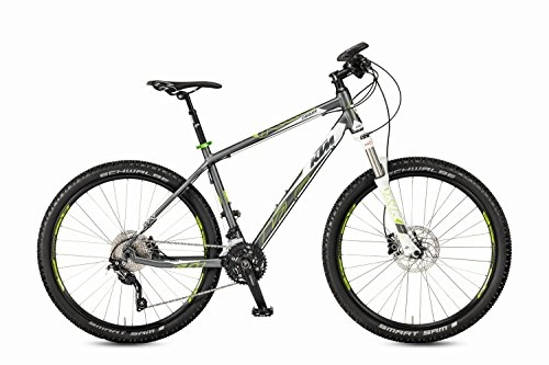 Bicicletas de montaña : KTM Ultra Cross 27 MTB 2017 gris mate Rh 47, 14, 10 kg