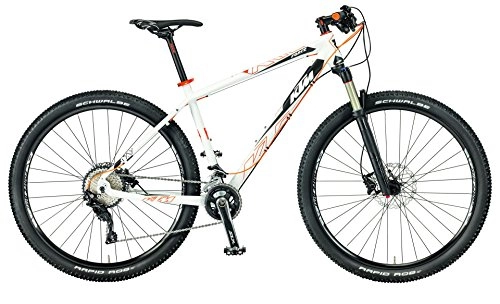 Bicicletas de montaña : KTM Ultra Force 29 MTB 2017 Blanco Mate Negro Naranja 22 velocidades RH 43 12, 70 kg