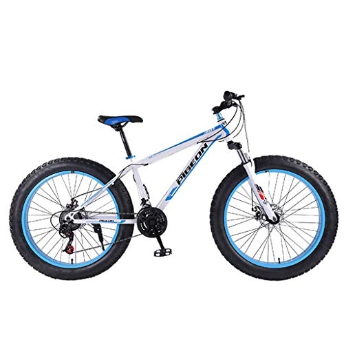 Bicicletas de montaña : LDDLDG - Bicicleta de montaña (26 pulgadas, 24 velocidades, para adultos y adolescentes, ligera, aleación de aluminio, suspensión delantera de disco (color: blanco)