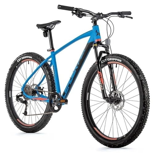 Bicicletas de montaña : Leader Fox Esent - Bicicleta de montaña (27, 5", aluminio, 8 velocidades, altura del cuadro: 41 cm), color azul