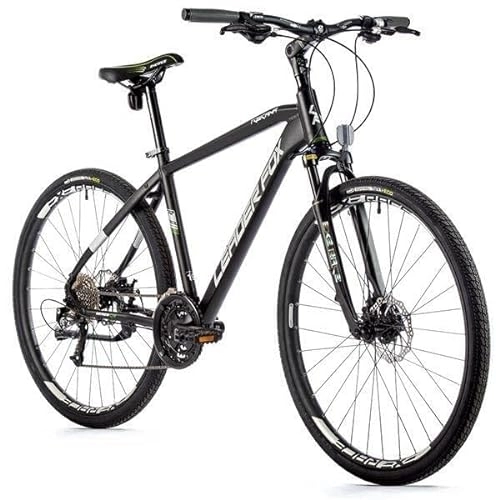 Bicicletas de montaña : Leader Fox Toscana - Bicicleta de cross (28", altura de 57 cm), color negro