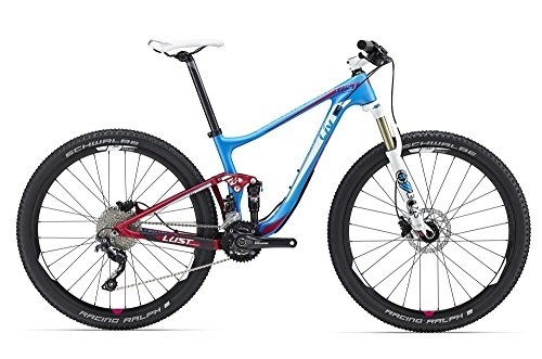 Bicicletas de montaña : Liv Lust Advanced 2 - Bicicleta de montaña para mujer, 27, 5 pulgadas, color azul / rojo / blanco (2016), unisex