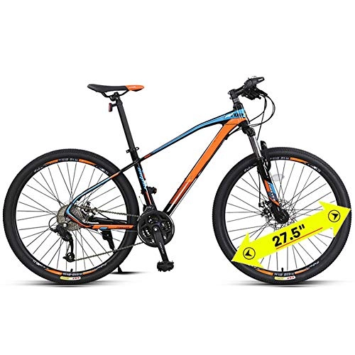 Bicicletas de montaña : LJJ Mountain Bike, 27.5 Pulgadas Bicicleta de montaña, Todoterreno para Adultos, de velocidades 27, 30 con neumticos Resistentes y Frenos de Doble Disco