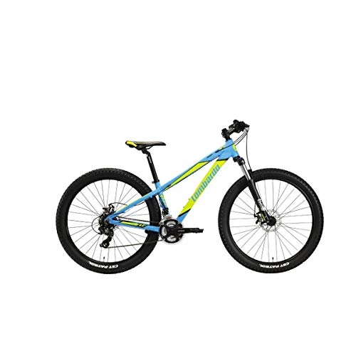 Bicicletas de montaña : Lombardo Mozia - Freno de Disco para Hombre (35 cm, 21 SP), Color Azul y Amarillo