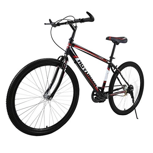 Bicicletas de montaña : LUNAH Bicicleta de montaña para Hombres Freno V de Velocidad nica 26 Pulgadas Mini Bicicleta Ligera Bicicleta porttil pequea