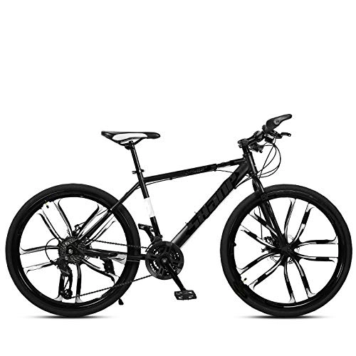 Bicicletas de montaña : Mengzhifei bicicleta de montaña adulto 26 pulgadas doble disco freno integrado rueda todoterreno velocidad variable bicicleta estudiante hombre y mujer