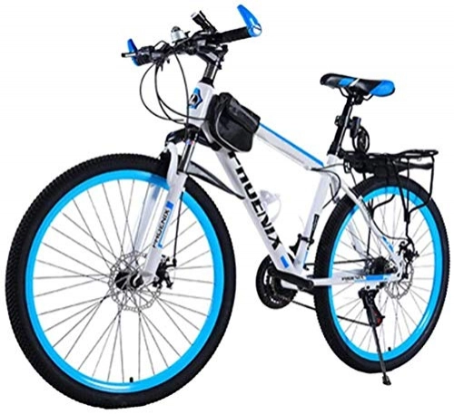 Bicicletas de montaña : MJY Bicicleta de velocidad variable, bicicleta de montaña para hombre de 26 ', cuadro de aluminio, cambio de gatillo, bicicleta todoterreno que absorbe los golpes, asiento ajustable, hombres y mujere