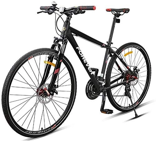 Bicicletas de montaña : Mnjin Bicicleta de Carretera de montaña combinada con Cuadro de aleacin de Aluminio Amortiguador Bicicleta 27 Velocidad