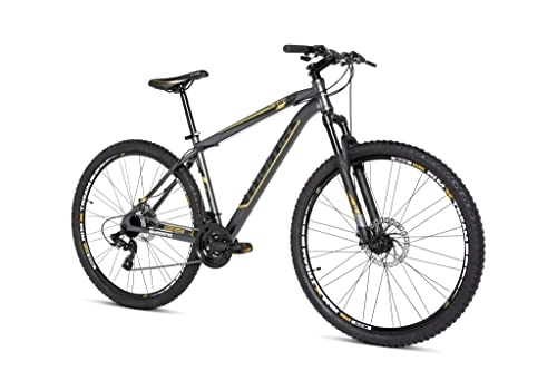 Bicicletas de montaña : Moma Bikes Bicicleta Montaña SHIMANO GTT5.0 29" aluminio, 24v, doble freno disco, susp. delant. (Varias Tallas)