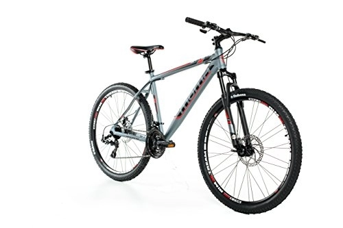 Bicicletas de montaña : Moma bikes, Bicicletta Mountainbike 27, 5" MTB SHIMANO, alluminio, doppio disco e doppia sospensione