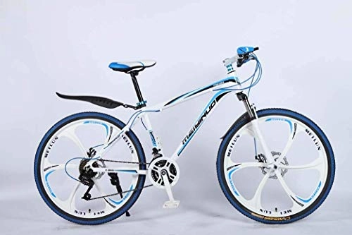 Bicicletas de montaña : N&I Bicicleta de montaña de 26 pulgadas y 27 velocidades para adultos, aleación de aluminio ligera, rueda completa, suspensión delantera, freno de disco