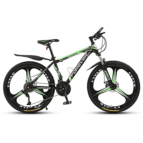 Bicicletas de montaña : N&I Bicicletas de montaña para adultos 24 pulgadas Mountain Trail Bike de acero de alto carbono Bicicletas frenos disco bicicleta de montaña