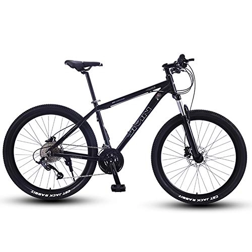 Bicicletas de montaña : NENGGE Bicicleta Montaña, 27.5 Pulgadas Neumáticos de Bicicleta de Gran Tamaño Hard Tail Bicicleta, Aluminio Ligero Freno Disco MTB, Plata, 27 Speed