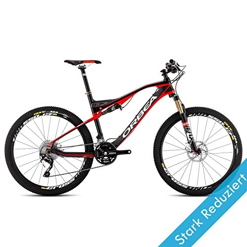 Bicicletas de montaña : Orbea oiz M5014tamao R / M rojo para bicicleta de montaña mando a distancia ajustable MTB DH, B24019L1