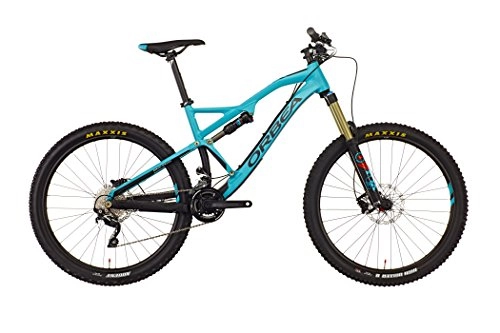 Bicicletas de montaña : Orbea rallon X30Green de Black 2016Mountain Bike fullsusp ension, Color Verde - Verde, tamao 49.5 cm