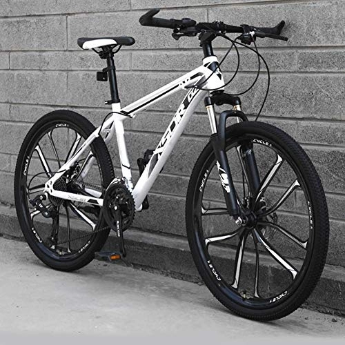 Bicicletas de montaña : Relaxbx Bicicleta de montaña, Ruedas de 24 / 26 Pulgadas, Cuadro de Acero al Carbono Ligero de 27 velocidades, A, 24 Pulgadas