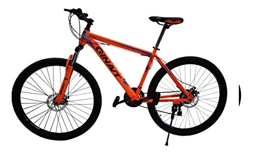 Bicicletas de montaña : Reset - Bicicleta MTB 27, 5 GINAVT 21 V naranja y azul