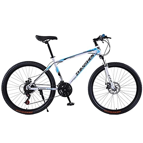 Bicicletas de montaña : SHANJ Bicicleta de Montaña para Hombre de 21-30 Velocidades, Bicicleta Todoterreno para Adultos de 24 / 26 Pulgadas, Bicicleta de Ruta de la Ciudad, Horquilla de Suspensión y Freno de Disco