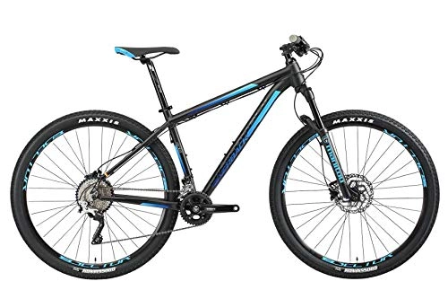 Bicicletas de montaña : Silverback 004 Bicicleta, Unisex Adulto, Negro / Azul, M