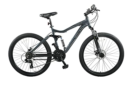 Bicicletas de montaña : Swifty Boulder All Terrain, Unisex-Adult, Dark Grey, 27.5