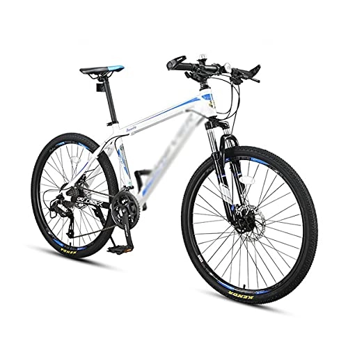 Bicicletas de montaña : T-Day Bicicleta Montaña Bicicleta De Montaña De 26 Pulgadas 21 Velocidades con Marco De Acero De Carbono Dual Disco Brabes Bikes para Hombres Mujer Adulto Y Adolescentes(Size:27 Speed, Color:Azul)
