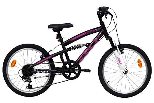Bicicletas de montaña : TEENS - Bicicleta de montaña para nio de 20 Pulgadas, con 6 velocidades, Equipada con Shimano