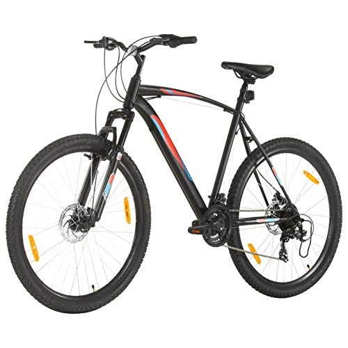 Bicicletas de montaña : Tidyard Bicicleta de Montaña 21 Velocidades 29 Pulgadas Rueda 58 cm Bicicleta Montaña para Adulto Negro