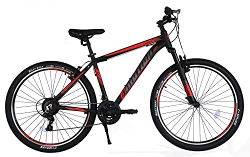 Bicicletas de montaña : Umit 4MOTION Bicicleta, Adultos Unisex, Negra-ROJA, 27, 5" T.18