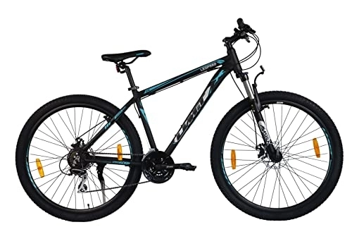 Bicicletas de montaña : Umit Leopard Bicicleta, Adultos Unisex, Negra-Azul, 29" T.18