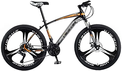 Bicicletas de montaña : UYHF Bicicleta de montaña Bicicletas de montaña de 26 Pulgadas Bicicleta de 21 / 24 / 27 velocidades Bicicleta de montaña para Adultos Marco de Acero de Alto Carbono con Fren D-24 Speed
