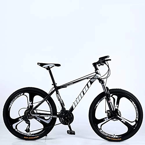 Bicicletas de montaña : VANYA Bicicleta de montaña 21 / 24 / 27 Velocidad Amortiguación Bicicleta Marco de aleación de Aluminio y magnesio 26 Pulgadas Ciclo Todoterreno, Blanco, 21speed