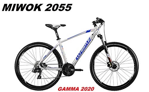 Bicicletas de montaña : Whistle Bicicleta MIWOK 2055 Rueda 27, 5 Shimano 21 V Suntour XCT HLO Gamma 2020, Ultralight Neon Blue, 46 CM - M