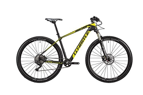 Bicicletas de montaña : Whistle Bicicleta Mojag 1832 29 "11-velocità Talla 48 Negro / Amarillo 2018 (MTB con Amortiguación) / Bike Mojag 1832 29 11-Speed Size 48 Black / Yellow 2018 (MTB Front Suspension)