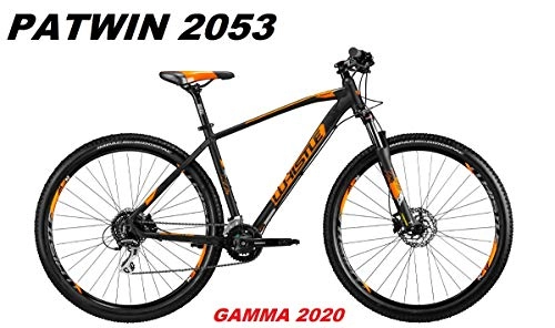 Bicicletas de montaña : Whistle - Bicicleta Patwin 2053 Rueda 29 Shimano ACERA 16 V Suntour XCM RL Gamma 2020, Black Neon Orange Matt, 53 CM - L