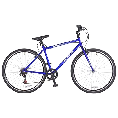 Bicicletas de montaña : Wildtrak Wt030 700cwheel Macho Adulto Acero-Azul Bicicleta para Hombre, 700