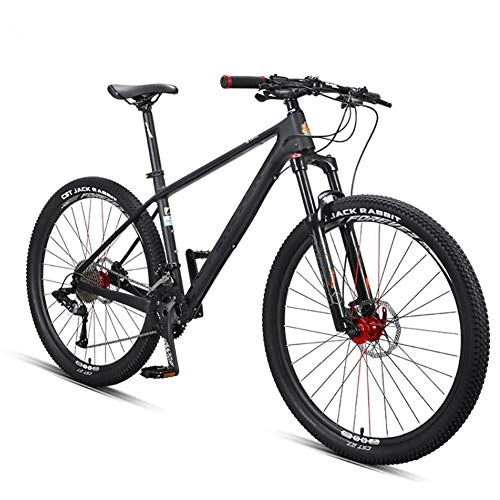 Bicicletas de montaña : WXX Bicicleta De Montaa De Cola Dura De 27.5 Pulgadas, Marco De Fibra De Carbono De 33 Velocidades, Doble Amortiguador, Vehculo Todoterreno De Montaa, Carreras De Velocidad Variable