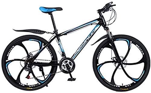 Bicicletas de montaña : xiaoxiao666 Bicicleta de 26 Pulgadas Bicicleta de montaña de Acero al Carbono Bicicleta de 21 velocidades con suspensión Completa MTB Fitness Ciclismo recreativo al Aire Libre-Estilo-C