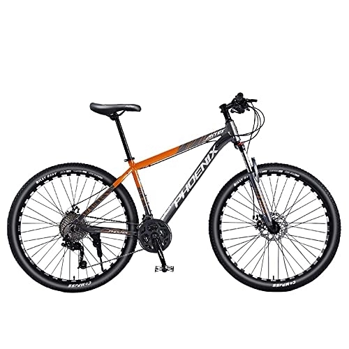 Bicicletas de montaña : Yirunfa Bicicleta de Montaña 27.5 Pulgadas, Marco de Aleación Aluminio, 33 Velocidades, Frenos de Disco, Suspensión Delantera Bloqueable Bicicleta Urbana Adecuado para una Altura de 170-195cm
