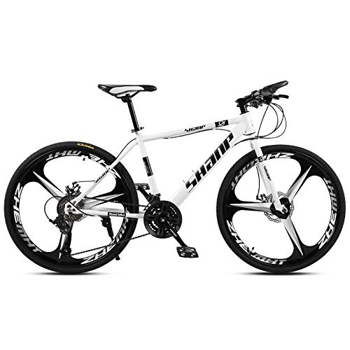 Bicicletas de montaña : YUANP Bicicleta De Montaña para Adultos Bicicletas De Carretera De Acero con Alto Contenido De Carbono De 26 Pulgadas Y 21 Velocidades, C-26in