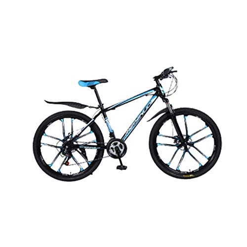 Bicicletas de montaña : Zhangxaiowei 2020 FT Nueva Bicicleta de montaña, Carretera Marco de Acero Bicicleta de montaña Hecha de Acero de Alto Carbono 26 Pulgadas Bicicleta de 21 velocidades, Azul