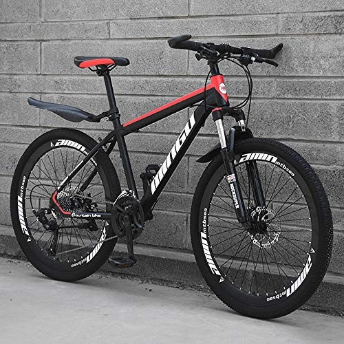 Bicicletas de montaña : ZLZNX Bicicleta de Montaa, 26 Pulgadas Doble Freno Disco, Doble Susp Carbono de Doble Bastidor de Suspensin de Bicicletas de Montaa para Hombres y Mujeres Adultos, C, 27Speed