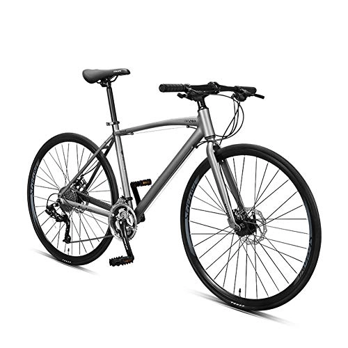 Bicicletas de montaña : ZWW Bicicleta De Montaa para Adultos, 26 Pulgadas 30 Velocidades Freno De Doble Disco Aleacin Ligera De Aluminio Bicicleta Unisex Al Aire Libre Adecuada para Desplazamientos / Viajes, Gris