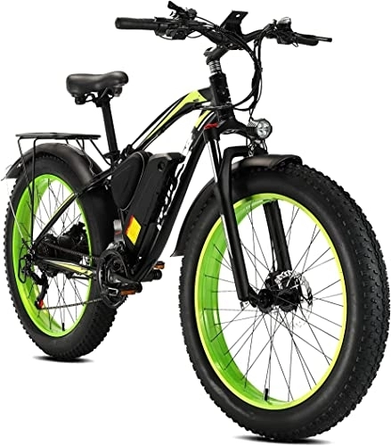Electric Mountain Bike : 26' Electric Bikes Fat Tire Mountain Bike with 48V 13Ah Removable Li-Ion Battery Dual Hydraulic Disc
