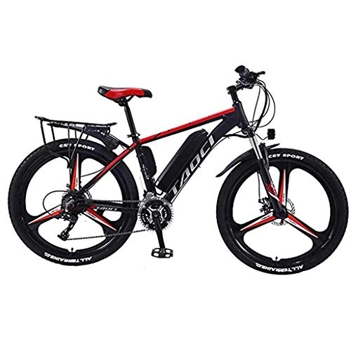 Electric Mountain Bike : 26" Electric Mountain Bike For Adult, Hybrid Road Bikes 350W Electric Bicycle 36V 8 / 10Ah / 13Ah Removable Lithium Battery, Commute Ebike With 30 Speed Gear And Three Working Modes(Color:C, Size:8Ah 50Km)