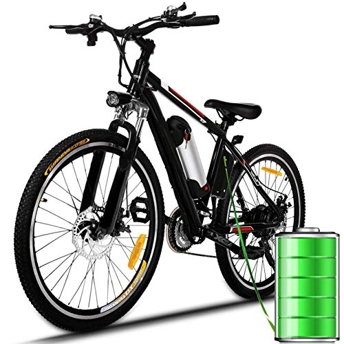Electric Mountain Bike : 26” Electric Mountain Bike for adults 36V 8AH Removable Battery 250W Motor 21-Speed Ebike Electric Commuter Mountain Bike Electric Outdoor Mountain Bike