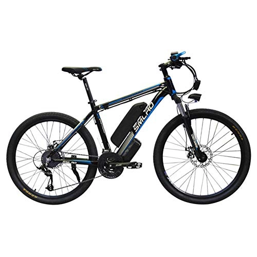 Electric Mountain Bike : 26'' Electric Mountain Bike Removable Large Capacity Lithium-Ion Battery (48V 350W), Electric Bike 21 Speed Gear Three Working Modes-4