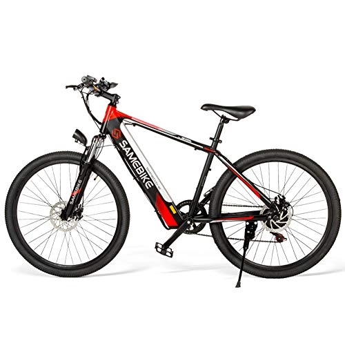 Electric Mountain Bike : 26-Inch 250W Electric Bicycle 36V 8AH, Can Withstand A Load of 180Kg, Travel 60-70 Km, Male And Female City Bicycles, Hard-Tail Bicycles