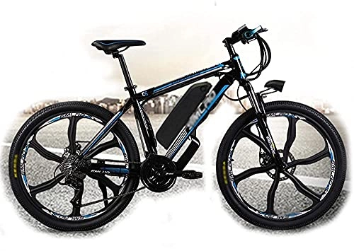 Electric Mountain Bike : 26 Inch Electric Bicycle 48V 350W Electric Bike with 21 Speed Ebike 350W Mountain Bike Torque Sensor System Oil and Gas Lockable Suspension Fork Ebike-36V10AH