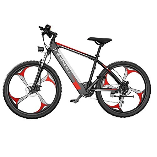 Electric Mountain Bike : 26 Inch Electric Bicycle for Adults Men Women 400W Aluminum Mountain E-Bike Road Bikes with Removable 48V 10Ah Lithium Battery Shimano 27 Speeds LCD Screen, Gray